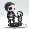 Sugar Skull Couple Figurine 2Pcs